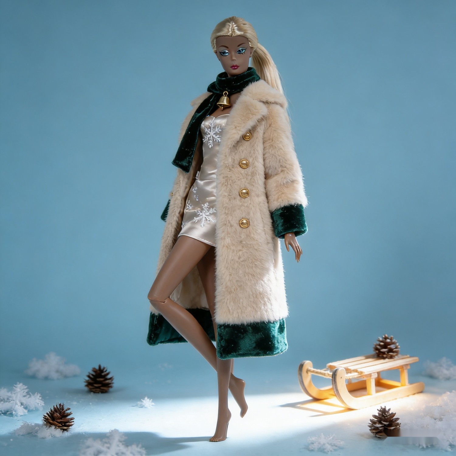 12.6in 1/6 Scale Ball-Jointed Doll - 12-Joint Articulated Collectible Figure | Exquisite Makeup + Realistic Skin + Fluffy Hair | DIY Outfit & Multi-Poseable Design